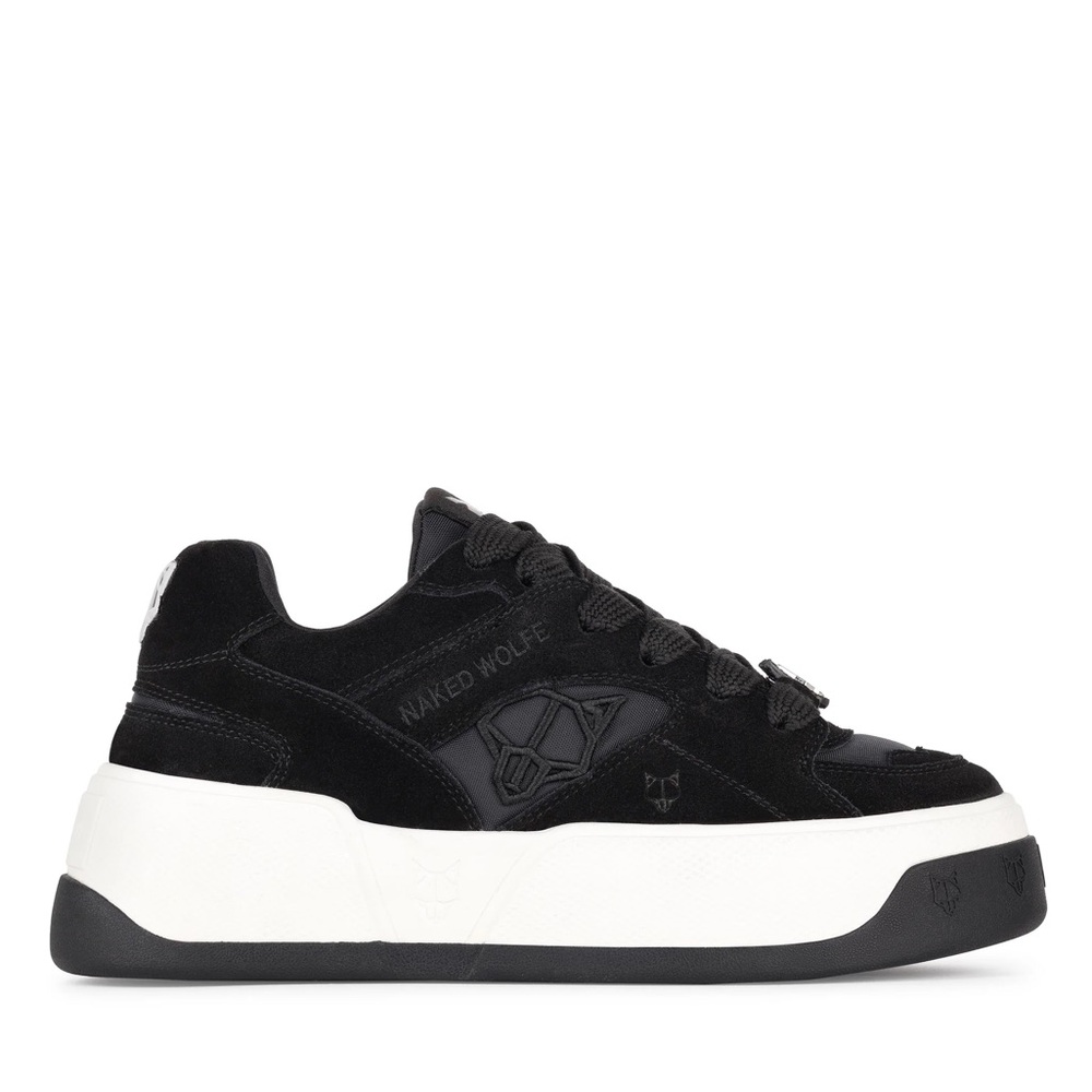 Naked Wolfe Black Crash Cow Suede